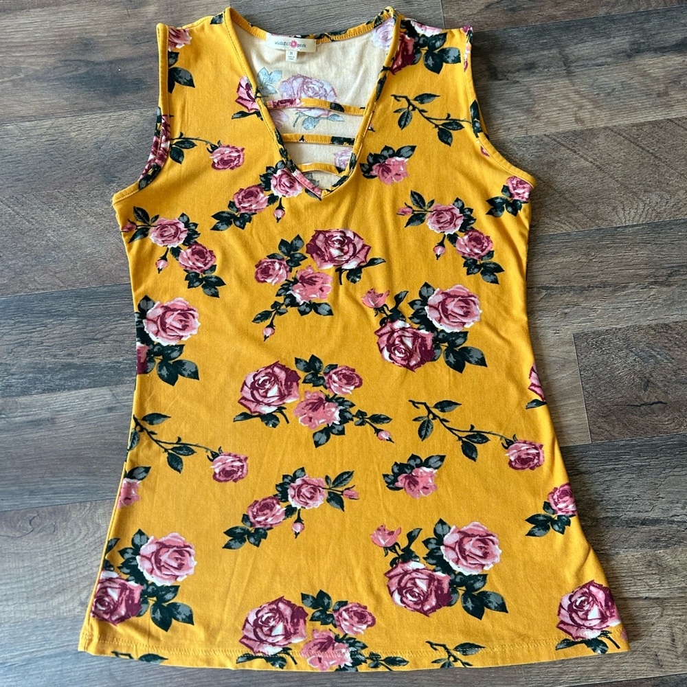 Floral tank top